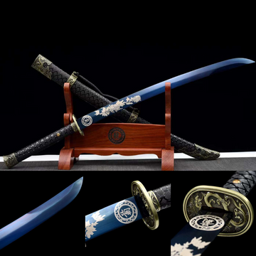 The Kiku Senso Oburedo Handmade Chinese Dao Spring Steel-Romance of Men